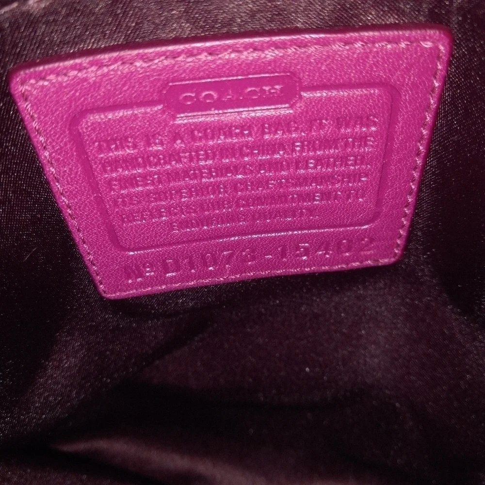 🖤Rare Coach Berry op art jacard signature satchel/tote - Picture 5 of 11